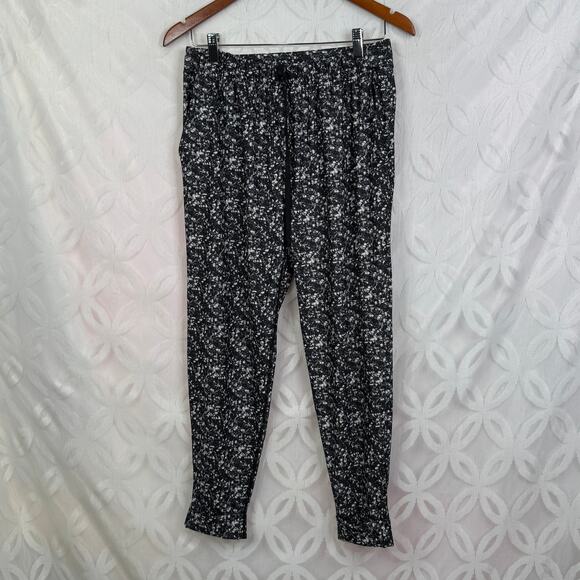 Lululemon Jet Crop Shimmy Shimmer Black White Pants Size 4 - Picture 9 of 12